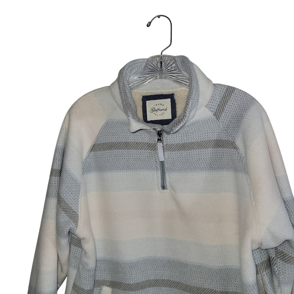 JACHS Girlfriend New York Fleece Pullover Large Ombre NWT - Picture 2 of 8